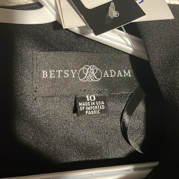 Betsy & Adam Puff-Sleeve Cut-Out Detail Dress - Picture 6 of 7